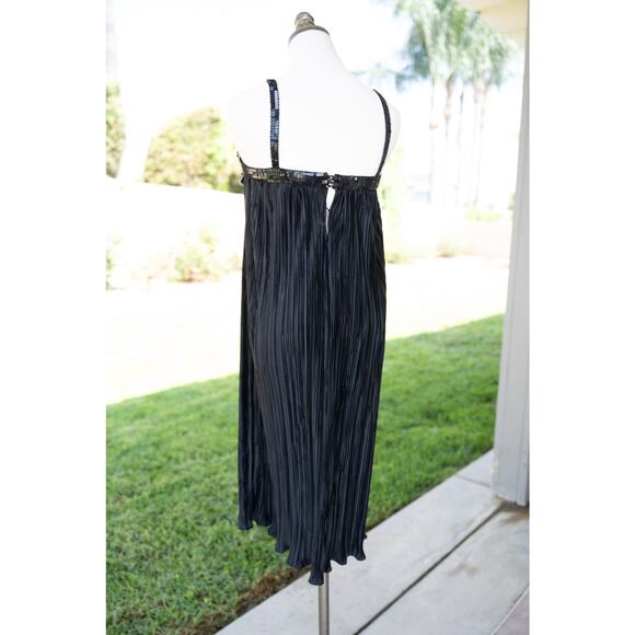 Vintage 1960's Sequenced Black Flapper Girl Dress Halloween Costume - Picture 5 of 9